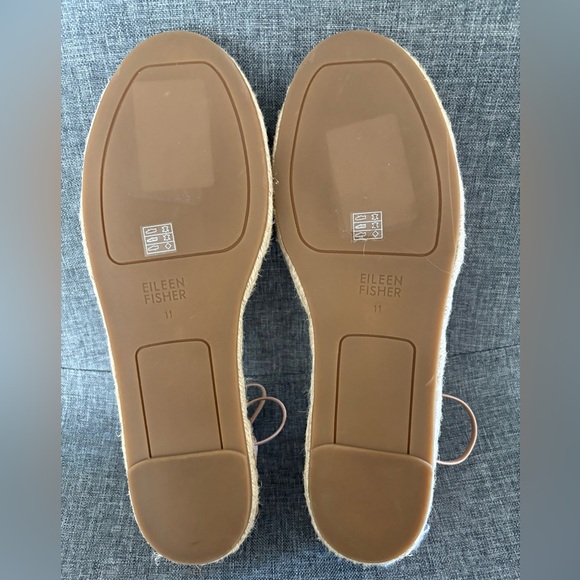 Eileen Fisher | Lace-Up Leather Espadrille Sandal | Size 11 - Picture 7 of 10